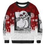 Indulgent Skull Fun Christmas Ugly Sweater Chr