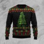 Into The Forest I Go Camping Ugly Christmas Sw
