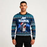 Jaw Humbug Ugly Christmas Sweater Holiday Clot