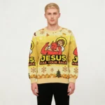 Jesus Has Your Back Christmas Ugly Sweater Hol