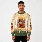Jesus Has Your Back Ugly Sweater Jesus Apparel