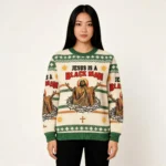 Jesus Is A Black Man Ugly Sweater Holy Cross C