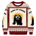 Jesus Is King Of Kings Ugly Sweater Holiday Cl