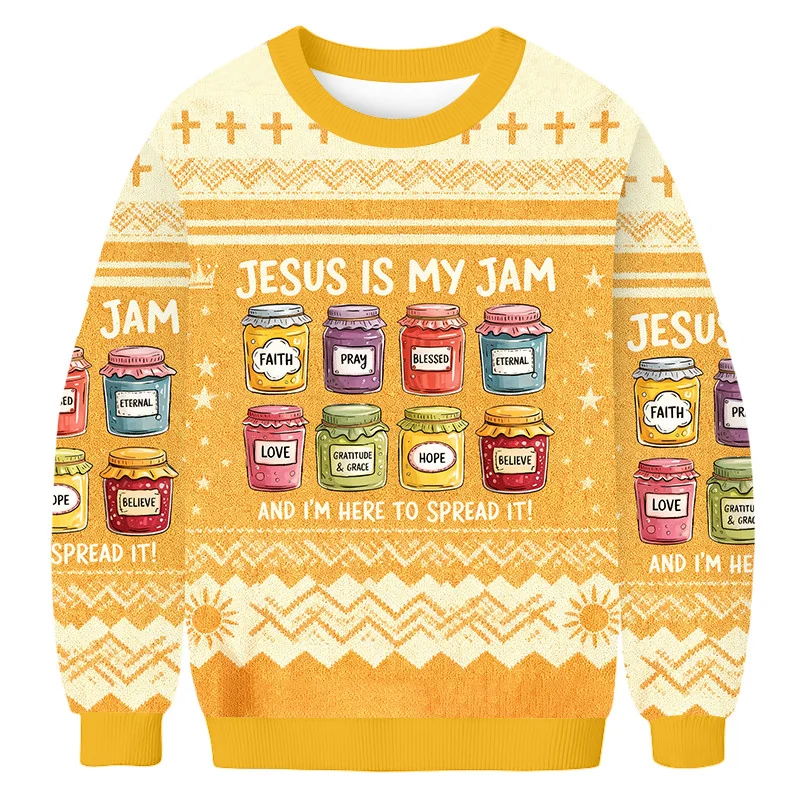 jesus is my jam i m here to spread it ugly sweater christian clothing.webp jesus is my jam i m here to spread it ugly sweater christian clothing.webp