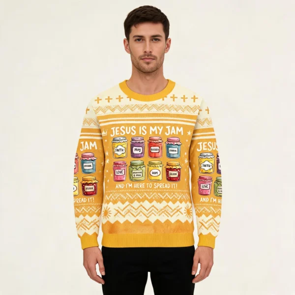 Jesus Is My Jam I’m Here To Spread It Ugly Swe