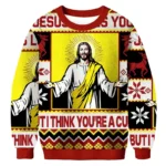 Jesus Loves You Christmas Ugly Sweater Christi
