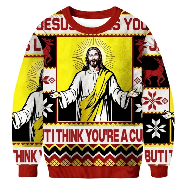 jesus loves you christmas ugly sweater christian themed christian.webp