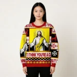 Jesus Loves You Christmas Ugly Sweater Christi