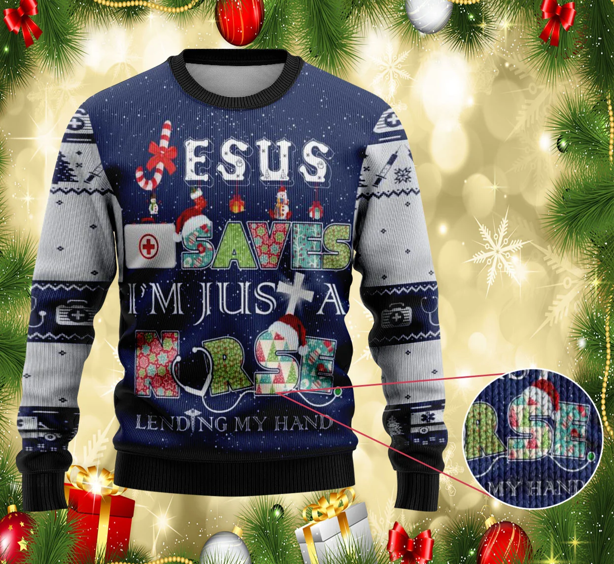 jesus saves i m just a nurse lending my hand christmas ugly sweater.webp jesus saves i m just a nurse lending my hand christmas ugly sweater.webp