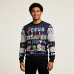 Jesus Saves, I’m Just a Nurse Lending My Hand Christmas Ugly Sweater