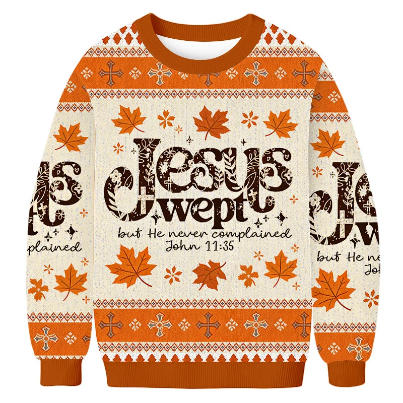 jesus wept ugly sweater atumn vibe christian clothing religious gift.webp jesus wept ugly sweater atumn vibe christian clothing religious gift.webp