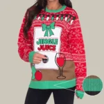 Jingle Juice Beverage Sweater Funny Xmas Jumper Good Christmas Gift