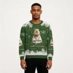 Kung Fu Capybara Fun Christmas Ugly Sweater Fu