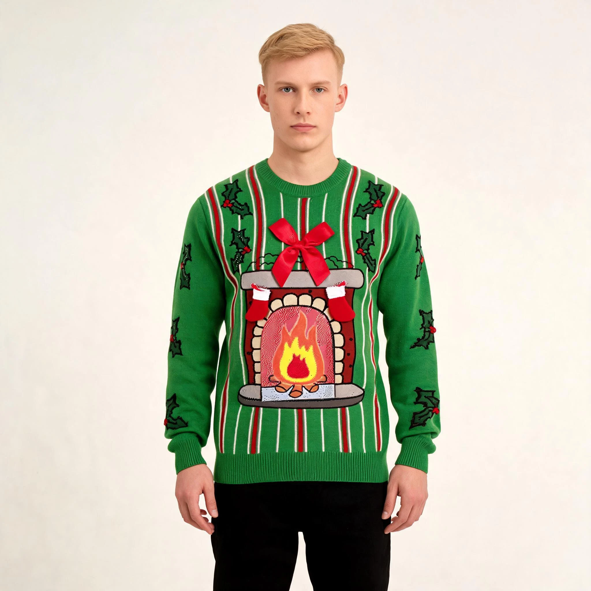 Led Fireplace Ugly Christmas Sweater Ugly Chri Led Fireplace Ugly Christmas Sweater Ugly Chri