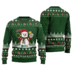 Let It Dink Pickleball Ugly Christmas Sweater