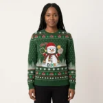Let It Dink Pickleball Ugly Christmas Sweater