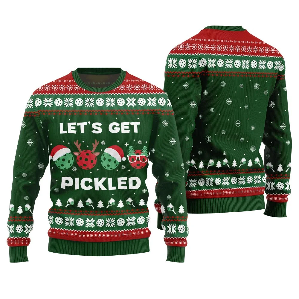 lets get pickled funny pickleball ugly christmas sweater cute.webp lets get pickled funny pickleball ugly christmas sweater cute.webp