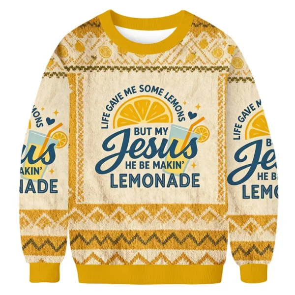 life gave me some lemons but my jesus he be makin lemonade ugly.webp