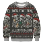 Look At Me Being Festive Skeleton Christmas Ug