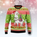 Love Llama Ugly Christmas Sweater Cute Xmas Sw