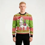 Love Llama Ugly Christmas Sweater Cute Xmas Sw