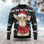 Lovely Goat Ugly Christmas Sweater Animal Them
