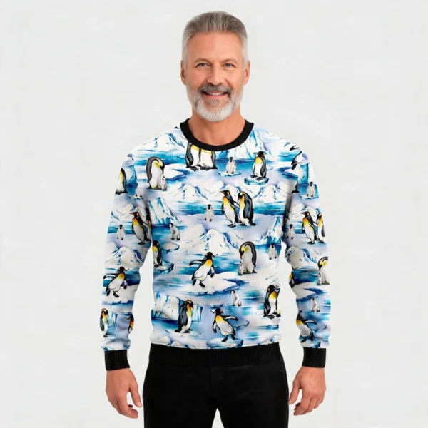 Lovely Penguin Ugly Christmas Sweater Animal C