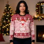 Lovely Pig Ugly Christmas Sweater Animal Clothing Christmas GiftPig