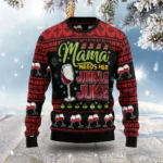 Mama Needs Her Jingle Juice Ugly Xmas Sweaters