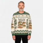 Man I Love Fish Ugly Sweater Animal Themed Tre