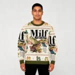 Man I Love Frogs Meme Christmas Ugly Sweater A