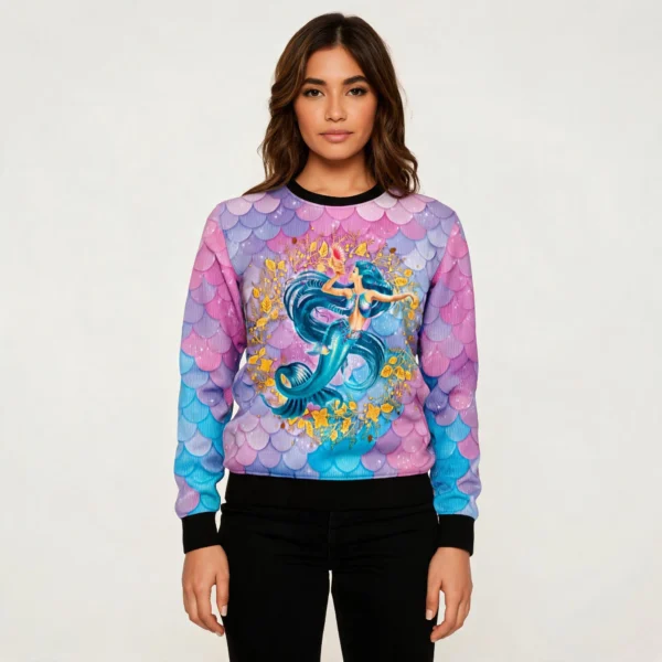 Mermaid Ugly Christmas Sweater Christmas Appar