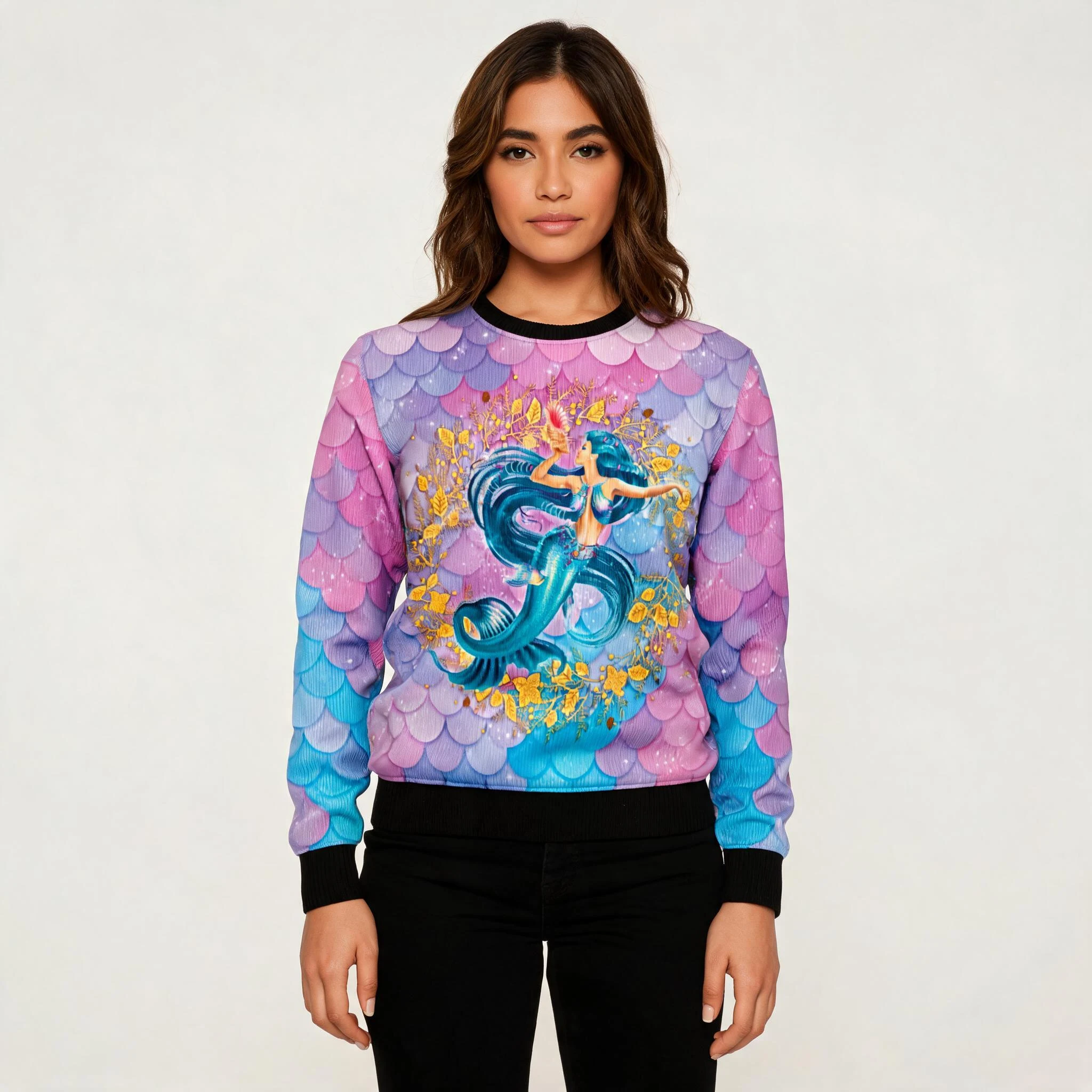 Mermaid Ugly Christmas Sweater Christmas Appar Mermaid Ugly Christmas Sweater Christmas Appar