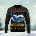 Merry Christmas Orcas Killer Whale Ugly Christ