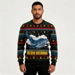 Merry Christmas Orcas Killer Whale Ugly Christ