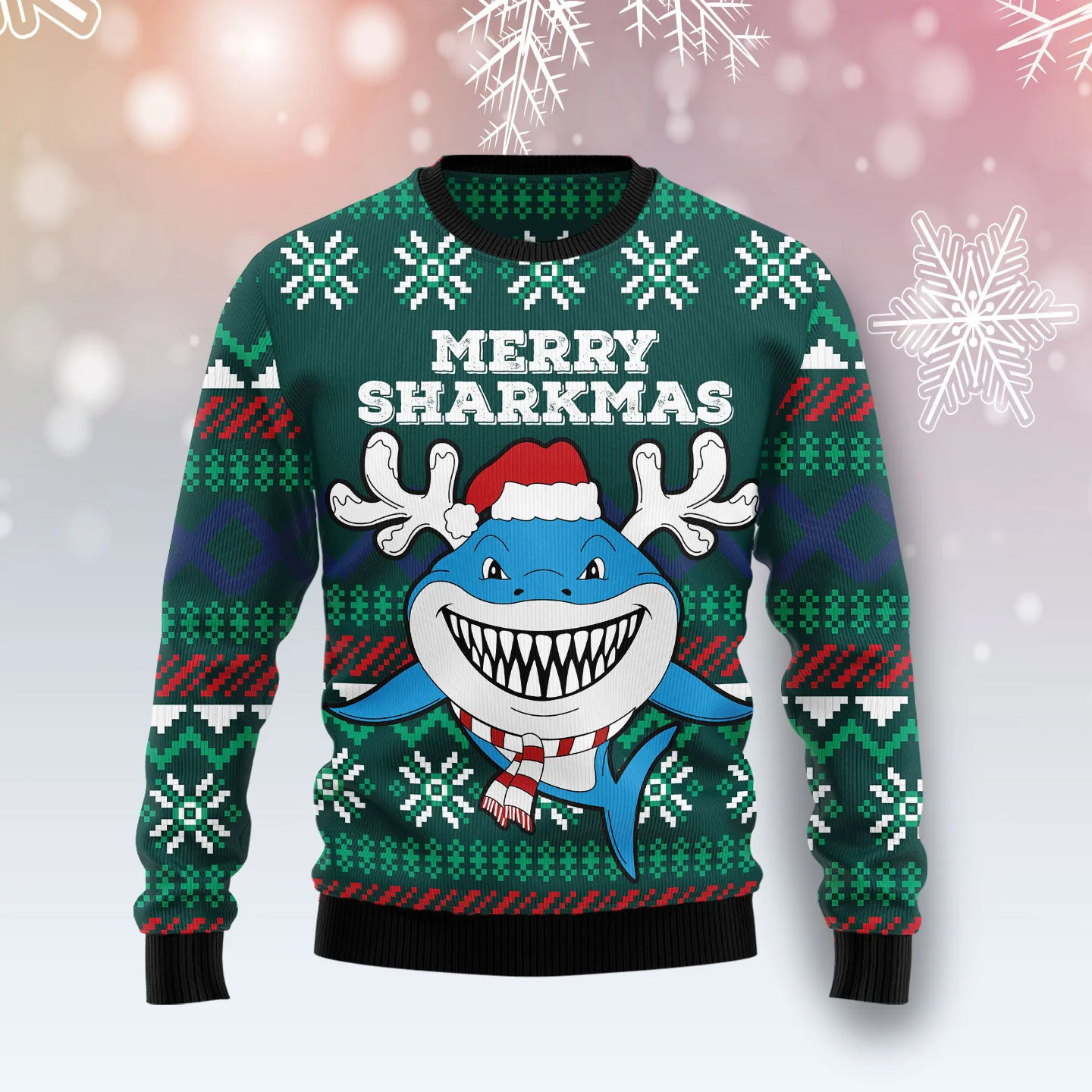 merry sharkmas ugly christmas sweater funny christmas sweater shark.webp merry sharkmas ugly christmas sweater funny christmas sweater shark.webp