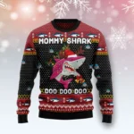 Mommy Shark Christmas Ugly Christmas Sweater A