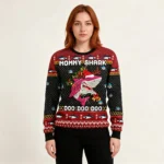 Mommy Shark Christmas Ugly Christmas Sweater A