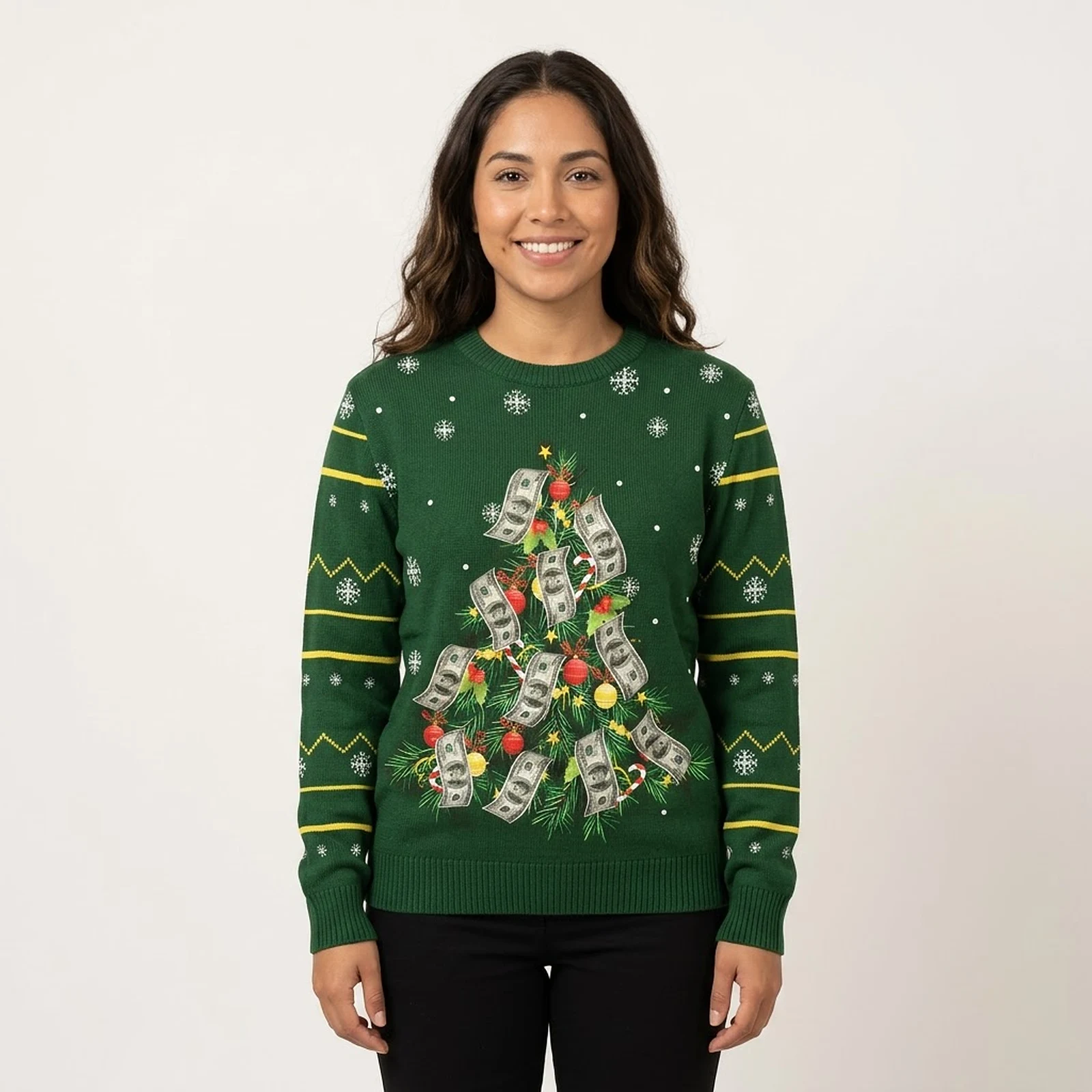 Money Christmas Tree Ugly Christmas Sweater So Money Christmas Tree Ugly Christmas Sweater So