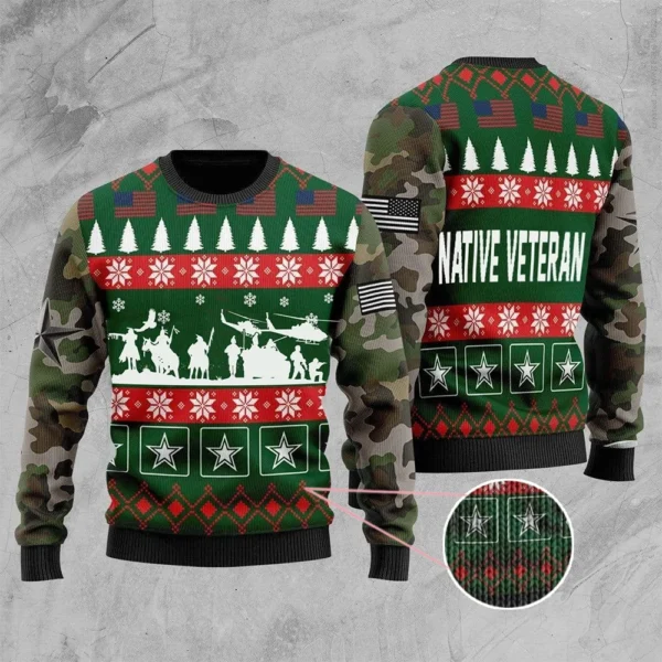 native veteran us army ugly christmas sweater military camo christmas.webp