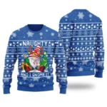 Naughty Gnome Ugly Christmas Sweater Royal War
