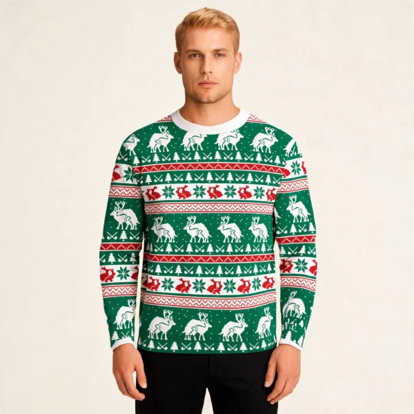 Naughty Reindeer Ugly Christmas Sweater Adult