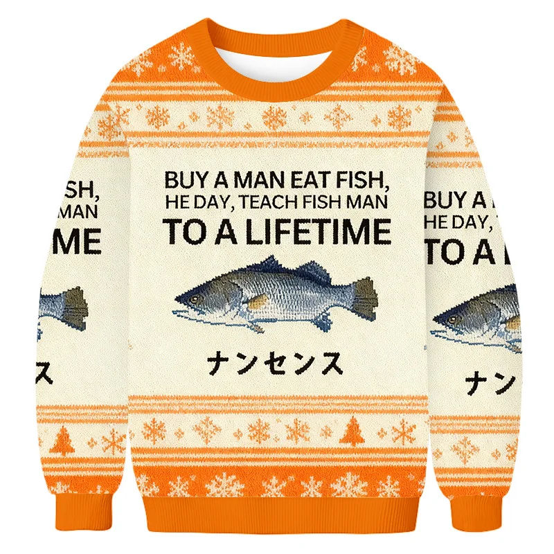 nonsense buy a man eat fish christmas ugly sweater xmas wear.webp nonsense buy a man eat fish christmas ugly sweater xmas wear.webp