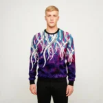 Octopus Galaxy Ugly Christmas Sweater Novelty