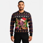 Octopus Ugly Christmas Sweater Animal Themed C