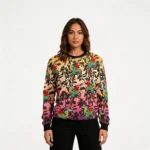 Parrot Palm Forest Ugly Christmas Sweater Anim