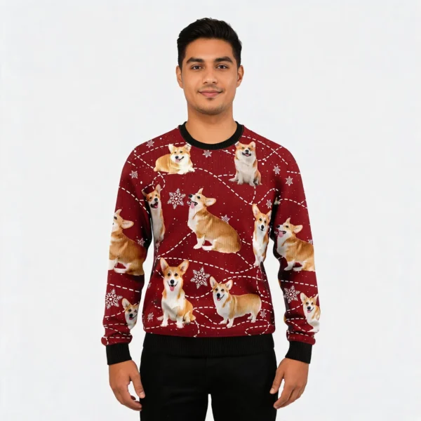 Pembroke Welsh Corgi Funny Ugly Xmas Sweaters