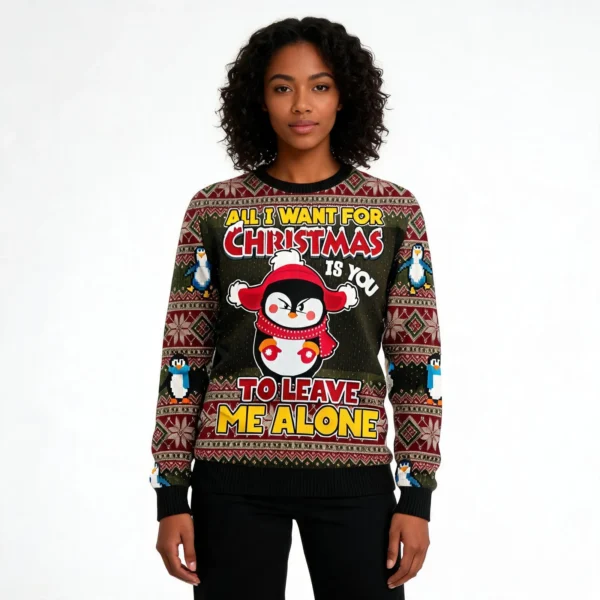 Penguin All I Want For Christmas Is Ugly Chris