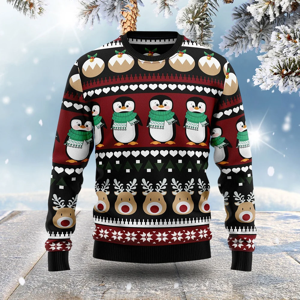 penguin christmas tree funny ugly xmas sweaters cool xmas clothes.webp penguin christmas tree funny ugly xmas sweaters cool xmas clothes.webp