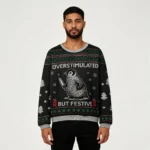 Penguin Christmas Ugly Sweater Animal Themed F